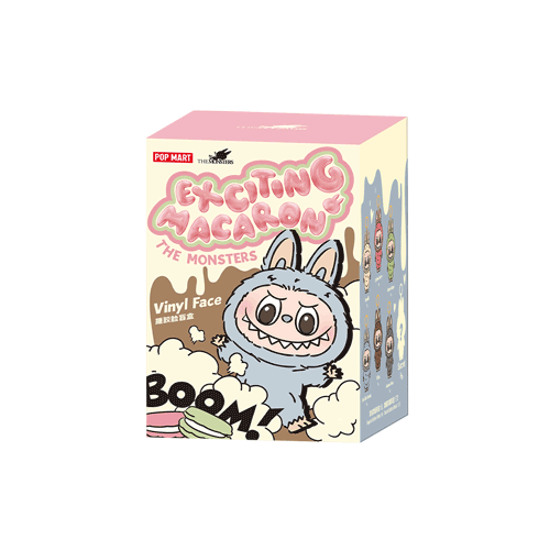 POP MART: THE MONSTERS LABUBU Exciting Macaron Vinyl Face - 1 Blind Box
