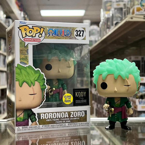 Funko Pop! One Piece - Roronoa. Zoro Vinyl Figure #327 GLOWS IN