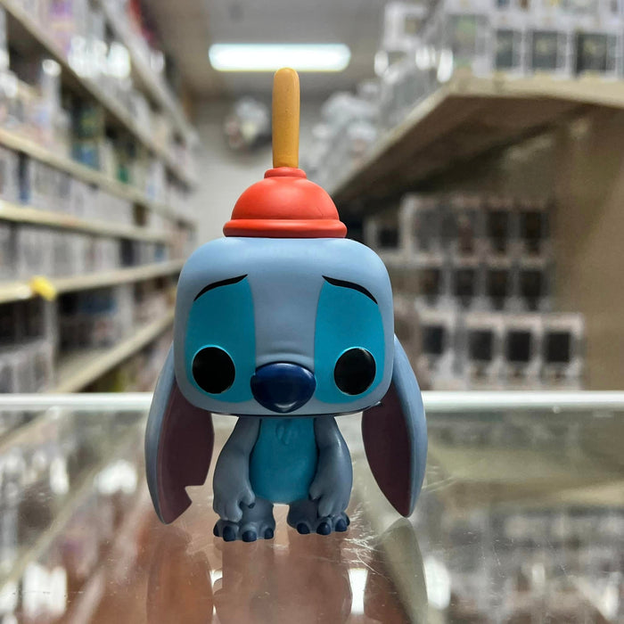 FUNKO POP! Stitch With Plunger #1354 Limited Edition Vinyl figure Entertainment Earth Exclusive