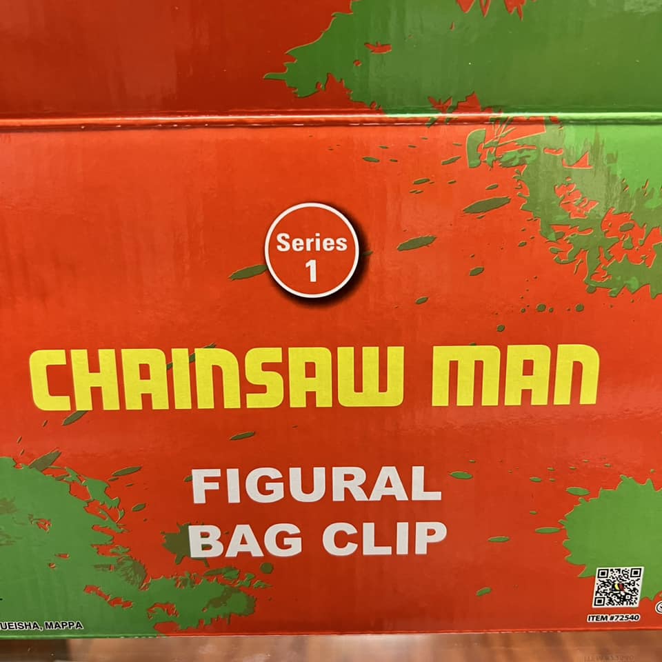 Monogram - Chainsaw Man 3-D Foam Bag Clip Keyring Blind Bag Series 1