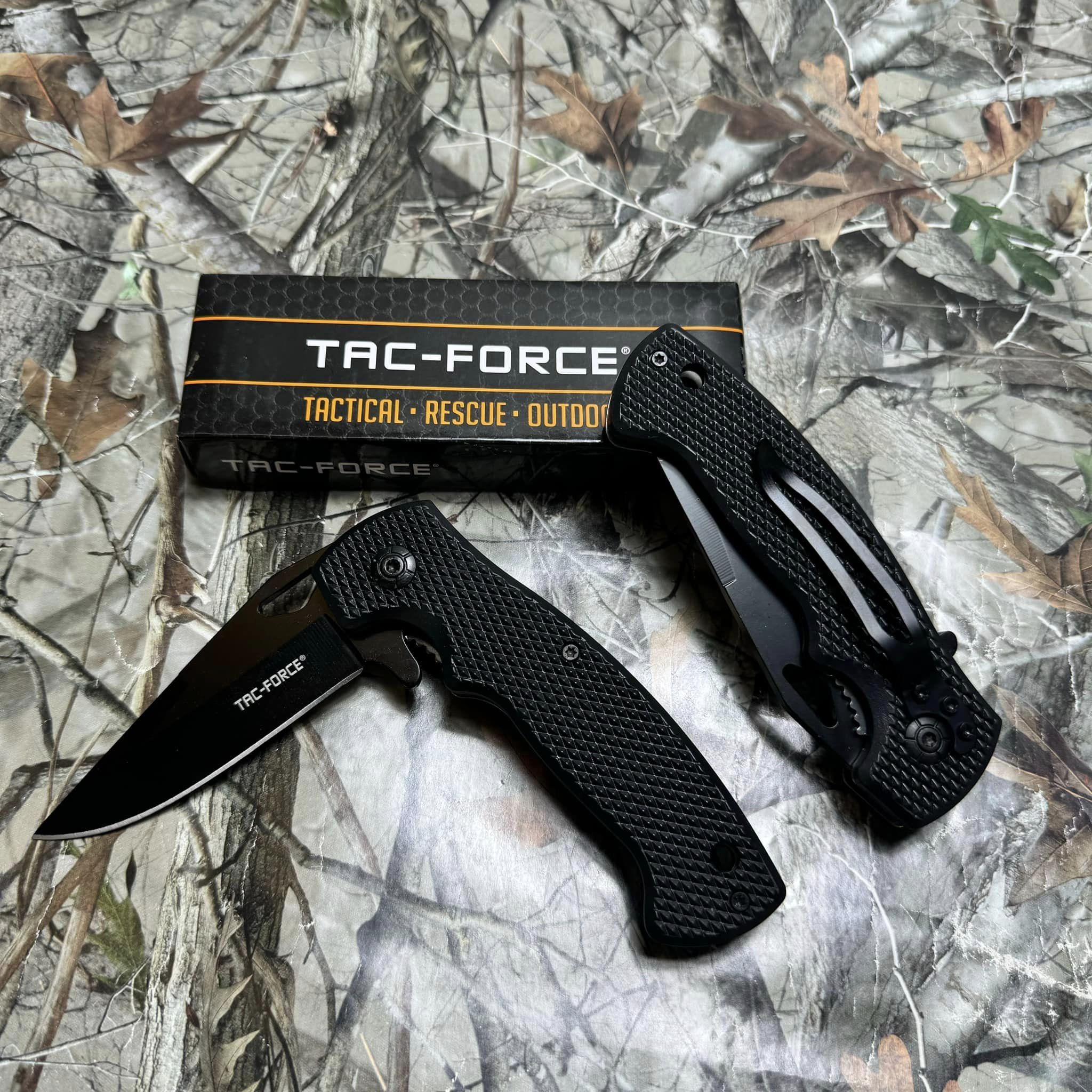Tac-Force Assisted Opening Black Saber Hunting Survival Pocket Knife