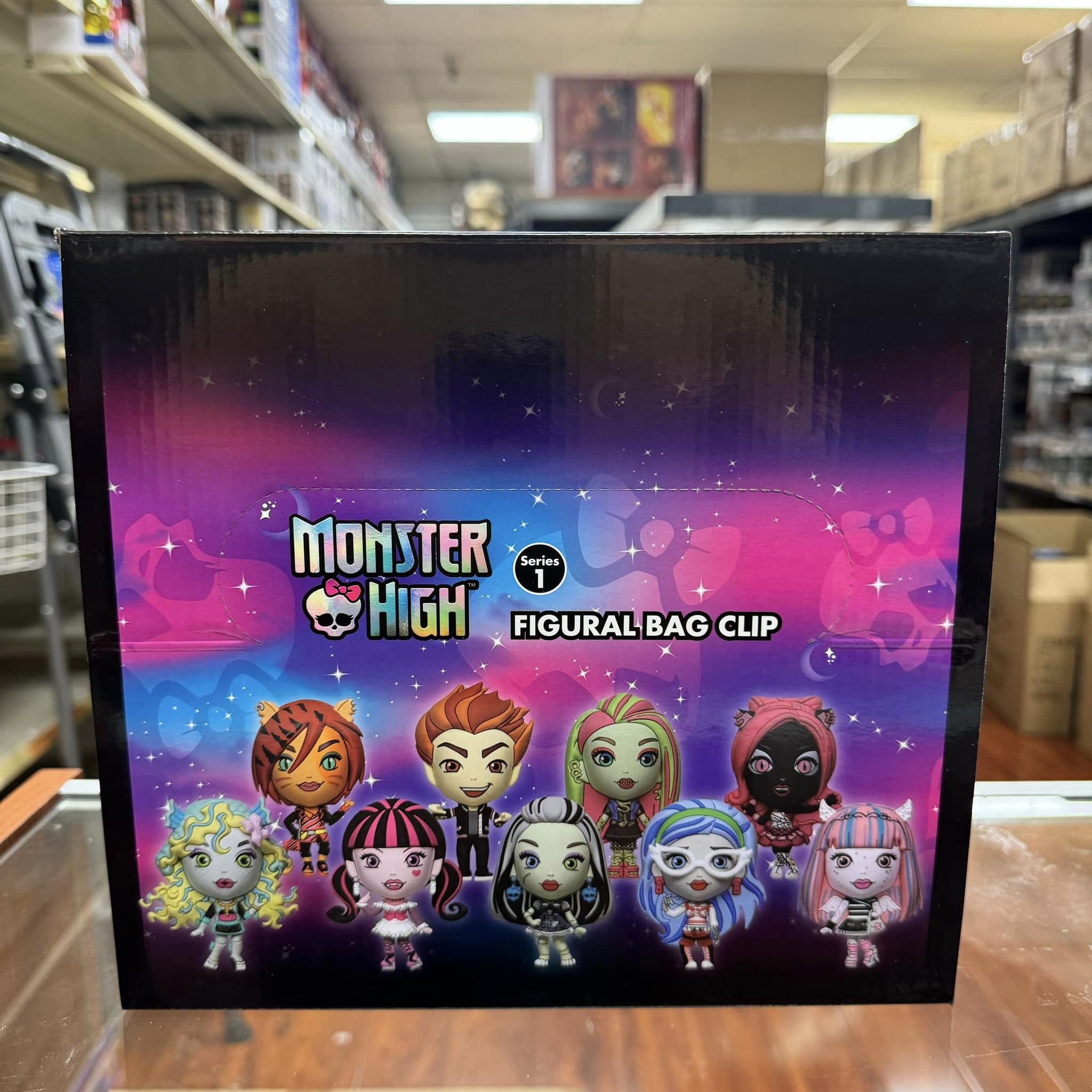 Monogram: MONSTER HIGH 3-D Foam Bag Clip Mystery Bag Series 1
