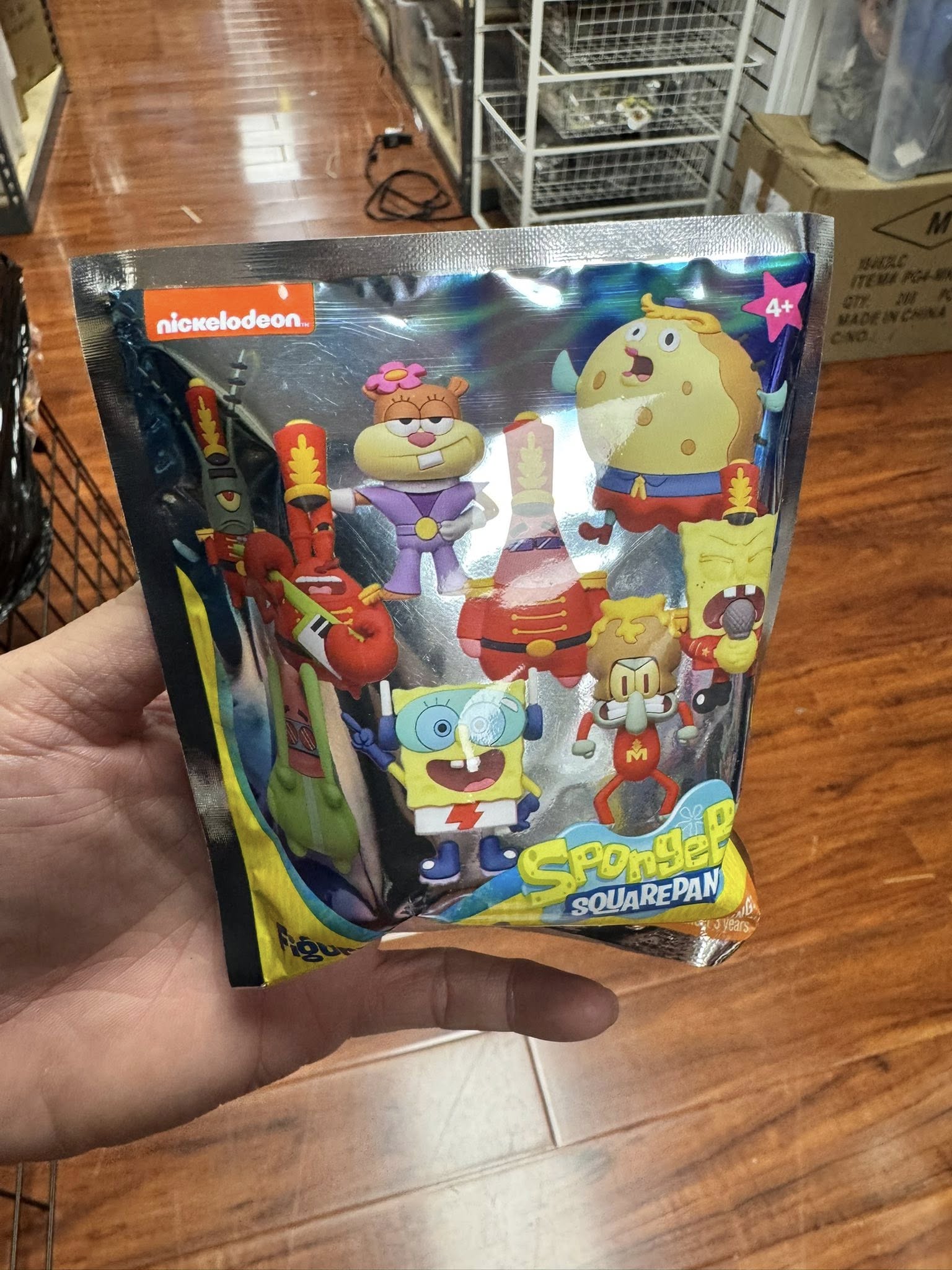 Monogram: Spongebob Squarepants 3-D Foam Bag Clip Mystery Bag S6 (1 x Random Blind Bag)