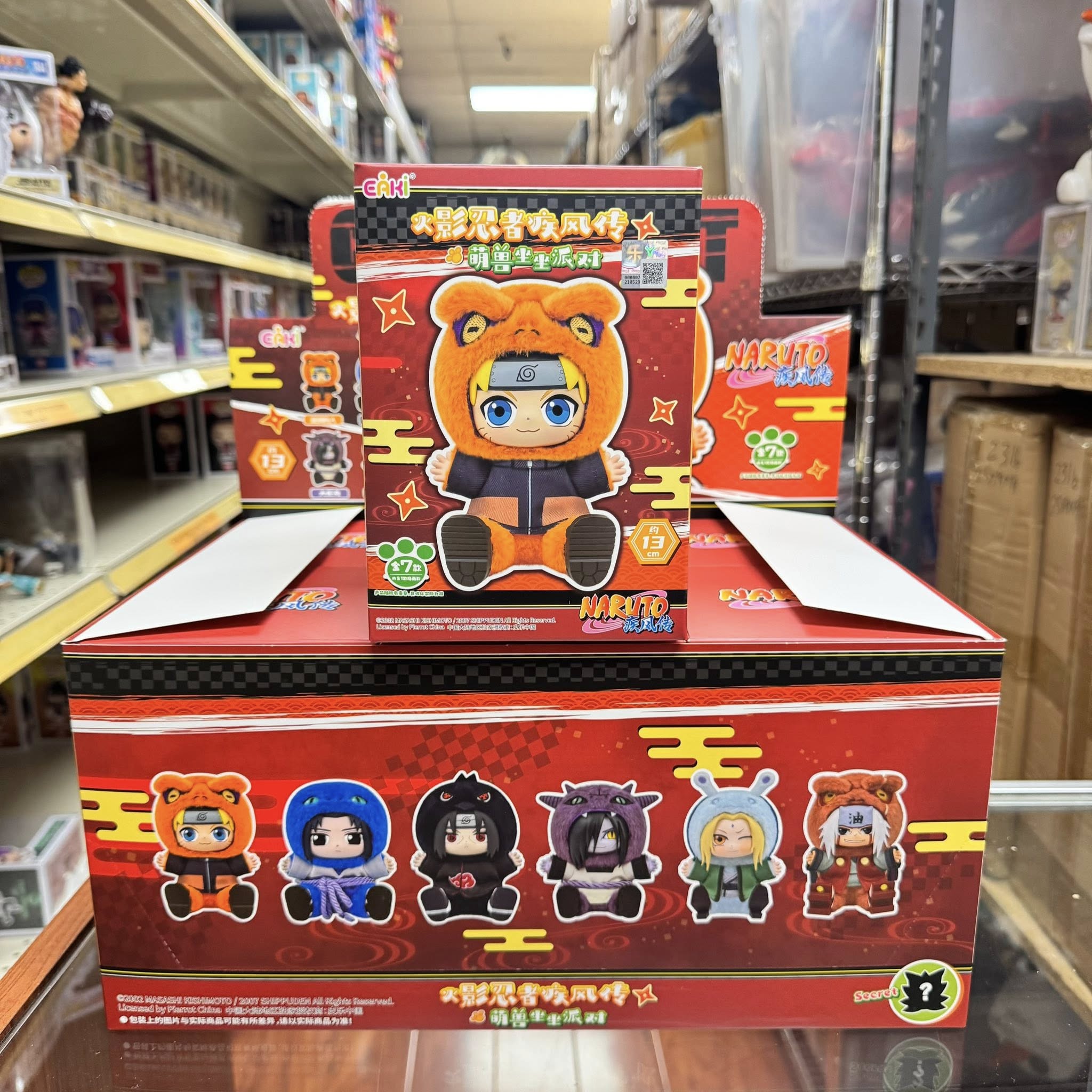 TOP TOY: Naruto Series 2 Plush Blind Box Gift 1pc RANDOM LABUBU