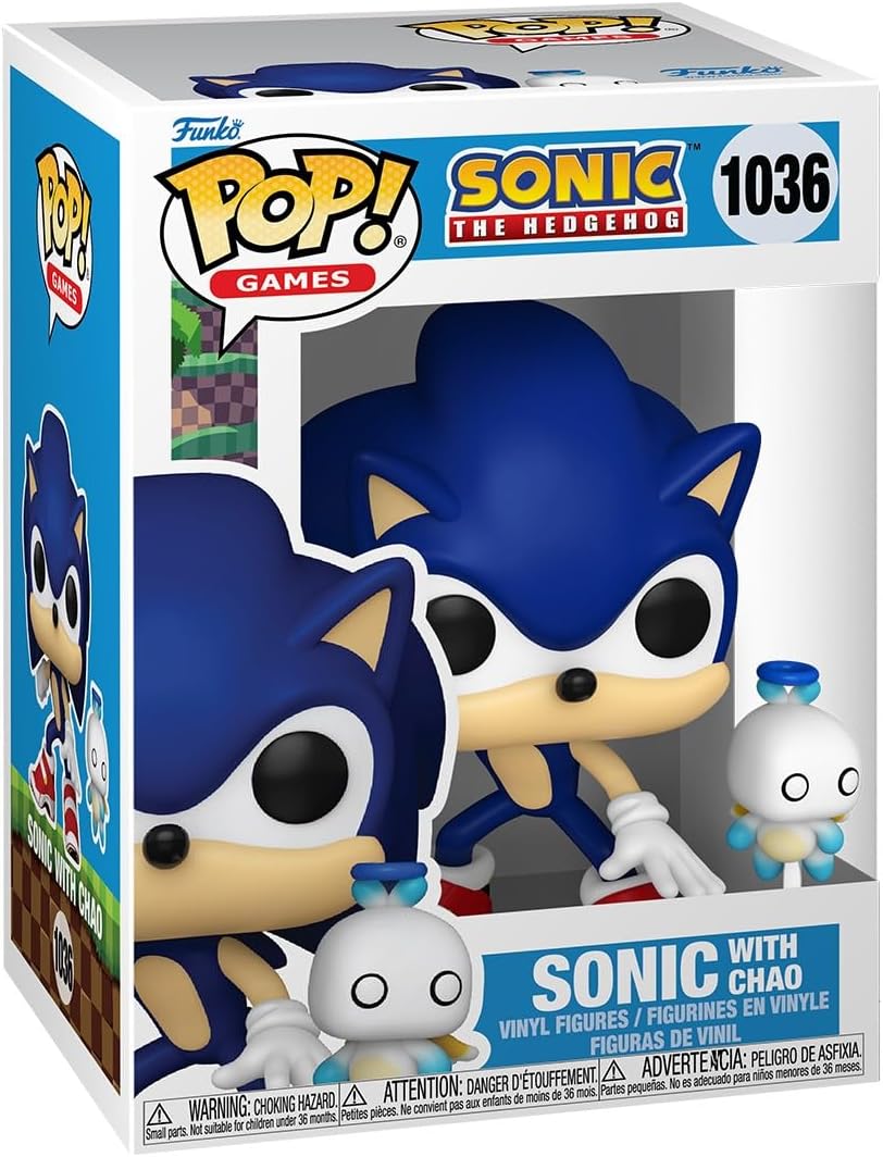 Funko POP & Buddy: Sonic The Hedgehog - Sonic The Hedgehog with Hero Chao - Collectable Vinyl Figure