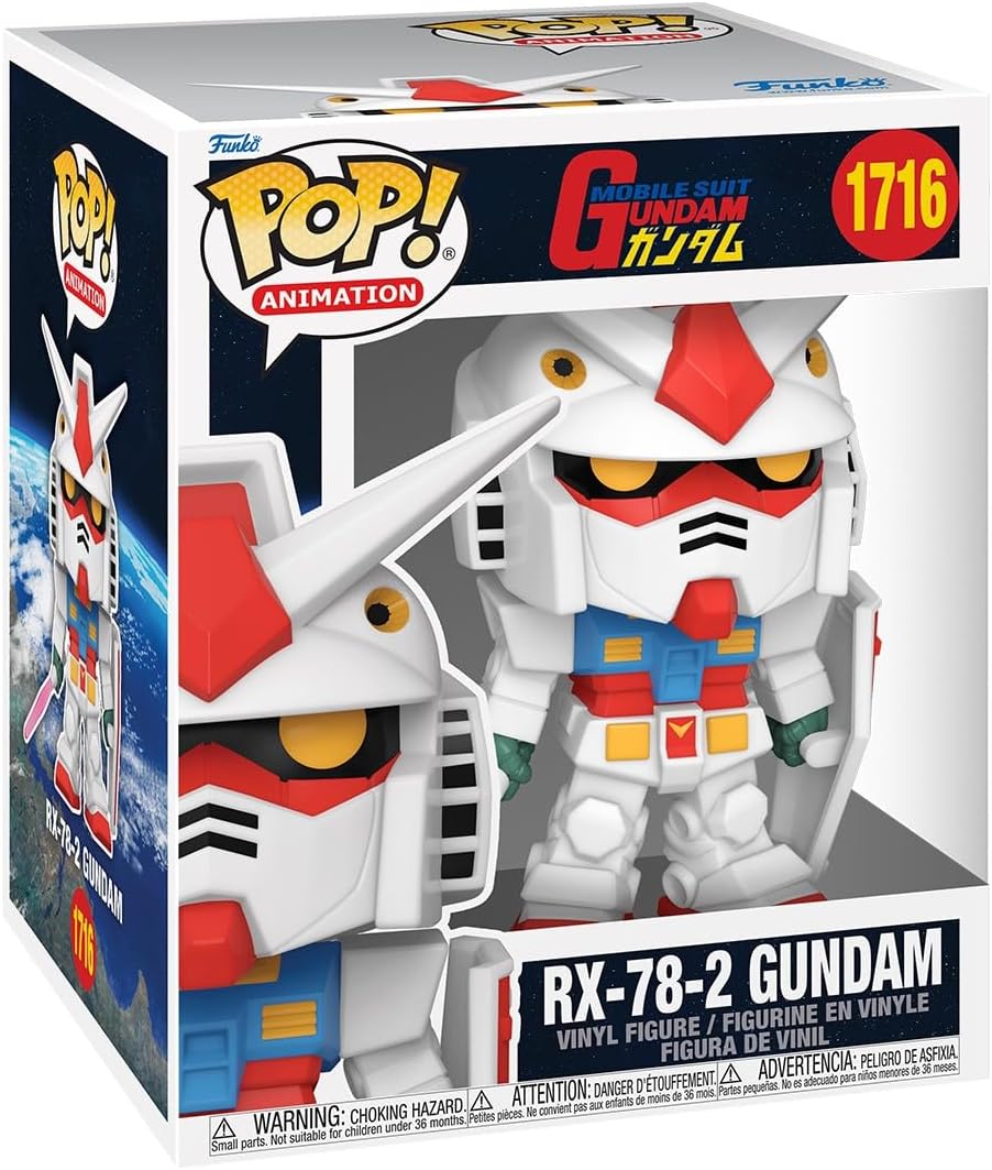 Funko Pop! Super: Mobile Suit Gundam - RX-78-2 Gundam 6 1/4-Inch Vinyl Figure