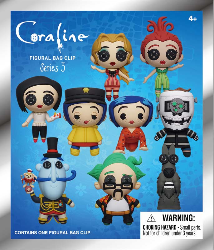 Monogram: CORALINE 3-D Foam Bag Clip Mystery Bag S3 (1 x Random Blind Bag)