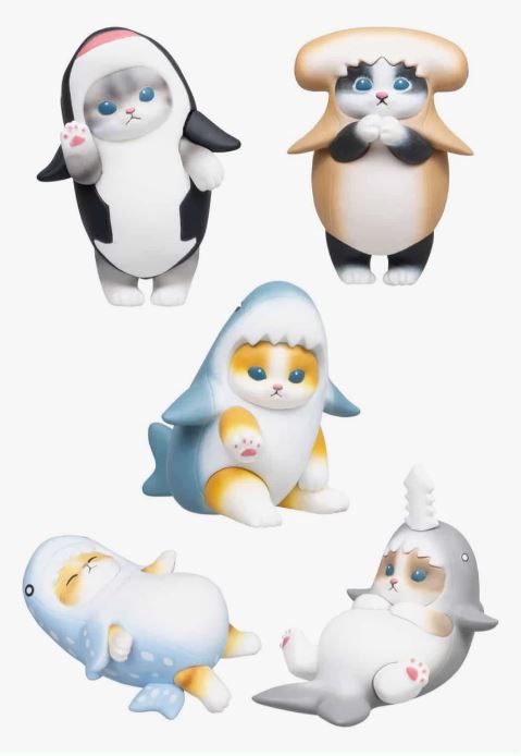 Mofusand Samenyan Kitty Shark 3" Figures Surprise Box