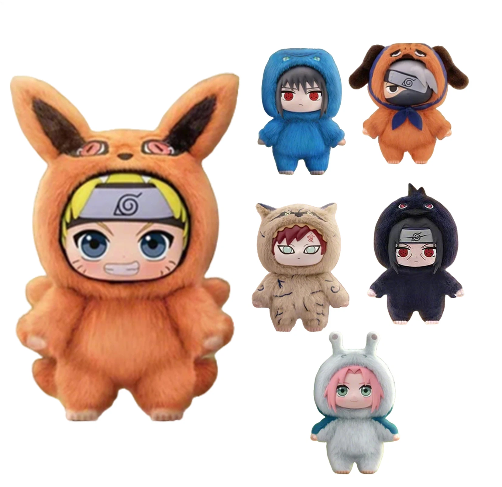 TOP TOY: Genuine Naruto Beast Party Series Plush Blind Box Figure Gift Hot 2025 1PC RANDOM