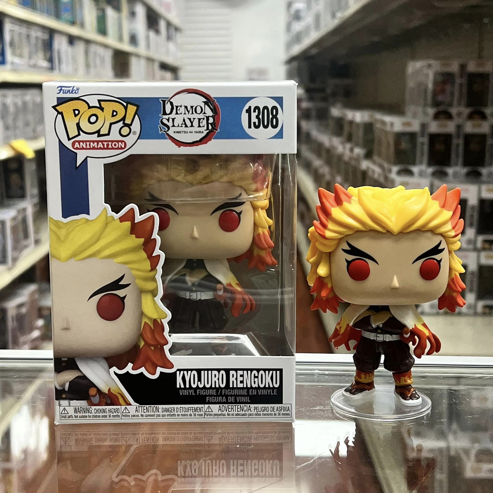 Funko POP! Animation: Demon Slayer-Kyojuro Rengoku Vinyl Figure #1308