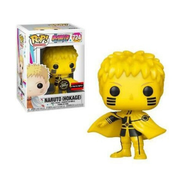 Funko Pop! Boruto: Naruto Next Generations Naruto Hokage Vinyl Figure #724 AAA Anime Exclusive COMMON + CHASE BUNDLE