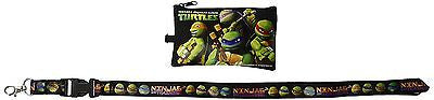 Teenage Mutant Ninja Turtles Lanyard Card Holder - Black