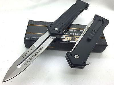 Tac Force Spring Assisted Joker Why So Serious? Camping Outdoor Pocket Knife