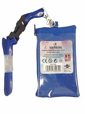 Frozen Elsa Lanyard Card Holder - Royal Blue