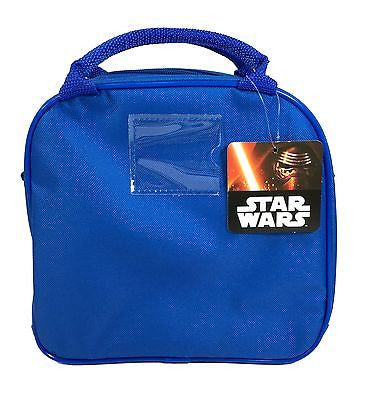 Disney Star Wars BB-8 The Force Awakens Insulated Blue Lunch Bag w/ Water Bottle