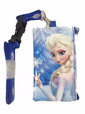 Frozen Elsa Lanyard Card Holder - Royal Blue