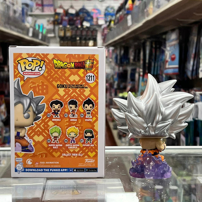 FUNKO POP! Dragon Ball Z Goku Ultra Instinct Kamehameha #1211 NYCC 2022