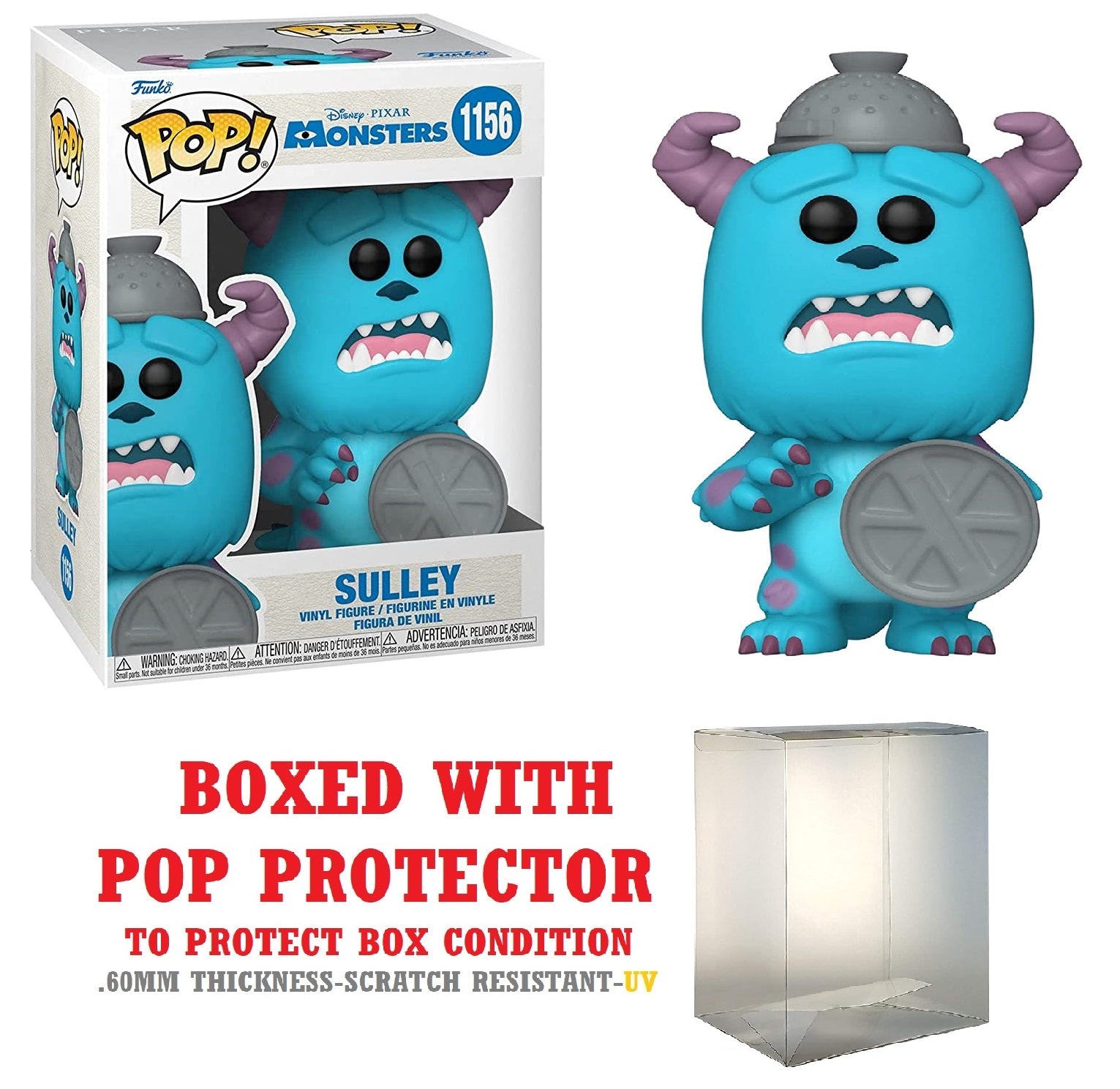 Funko POP! Disney: Monsters Inc 20th - Sulley with Lid Vinyl Figure #1156