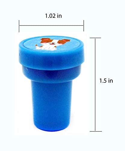 TINYMILLS 24 Pcs Cute Dog & Puppies Stampers for Kids Party Favors Supply