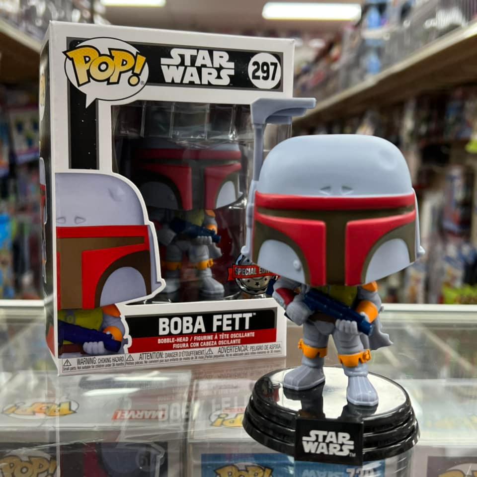 Funko Pop Star Wars - Boba Fett Vintage Exclusive SPECIAL EDITION STICKER!