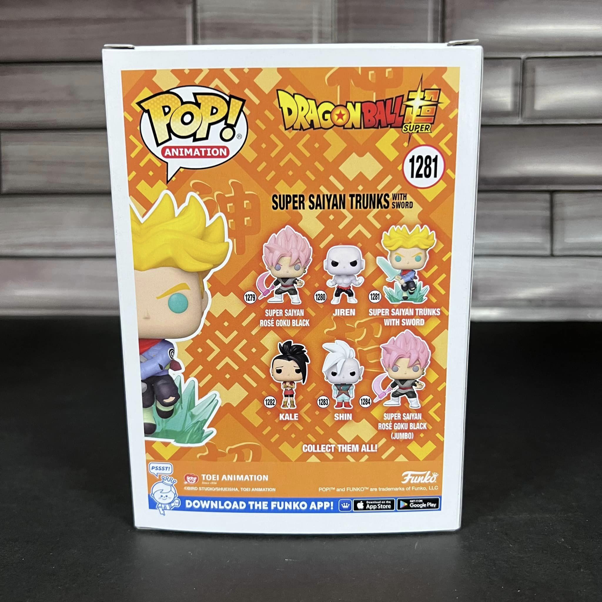 Funko Pop! Animation: Dragon ball Super - SUPER SAIYAN TRUNKS WITH SWORD #1281 Vinyl Figure