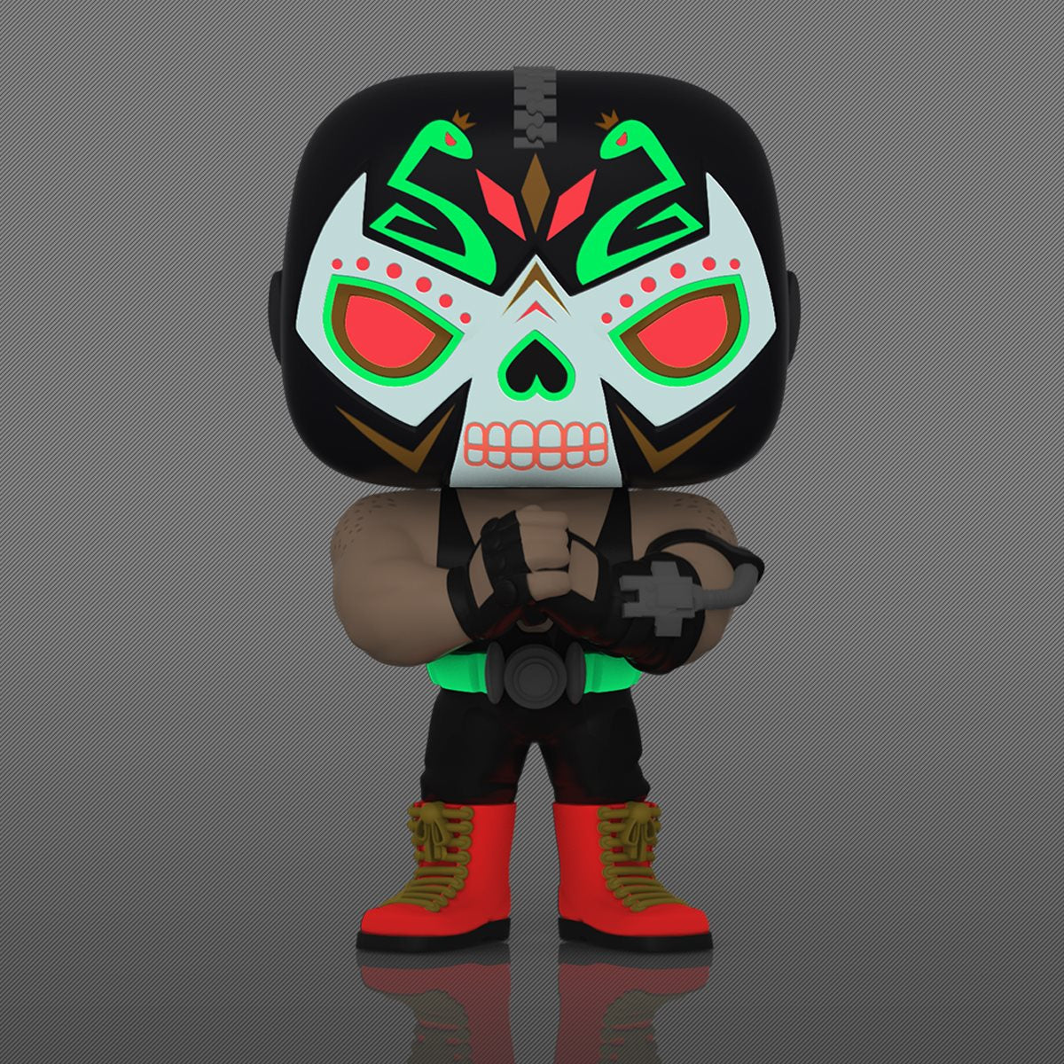 Funko Pop Dia de Los DC Bane Glow-in-The-Dark Entertainment Earth Exclusive Vinyl Figure