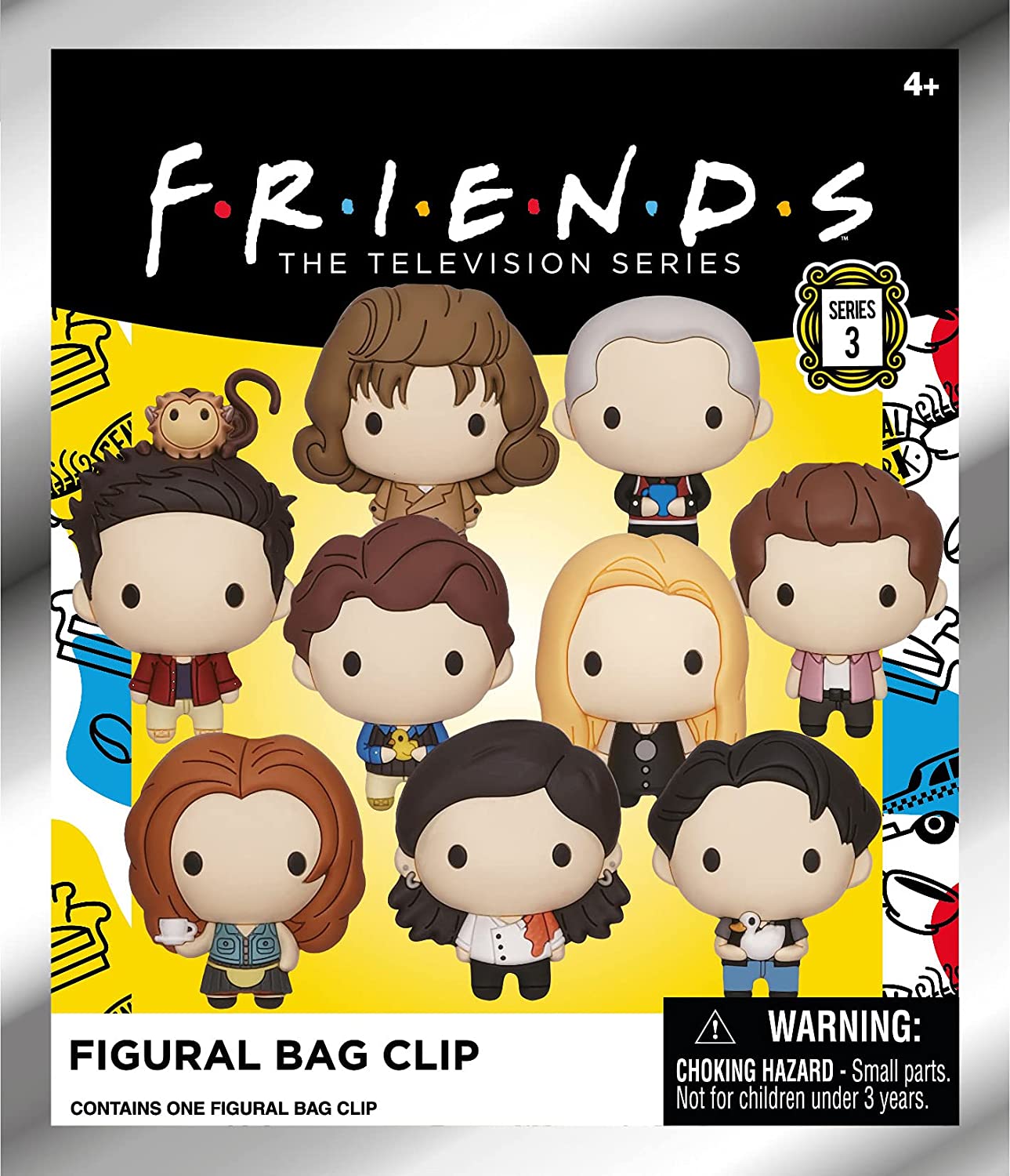 Warner Bros: Friends 3-D Foam Figural Bag Clip Blind Bag Series 3