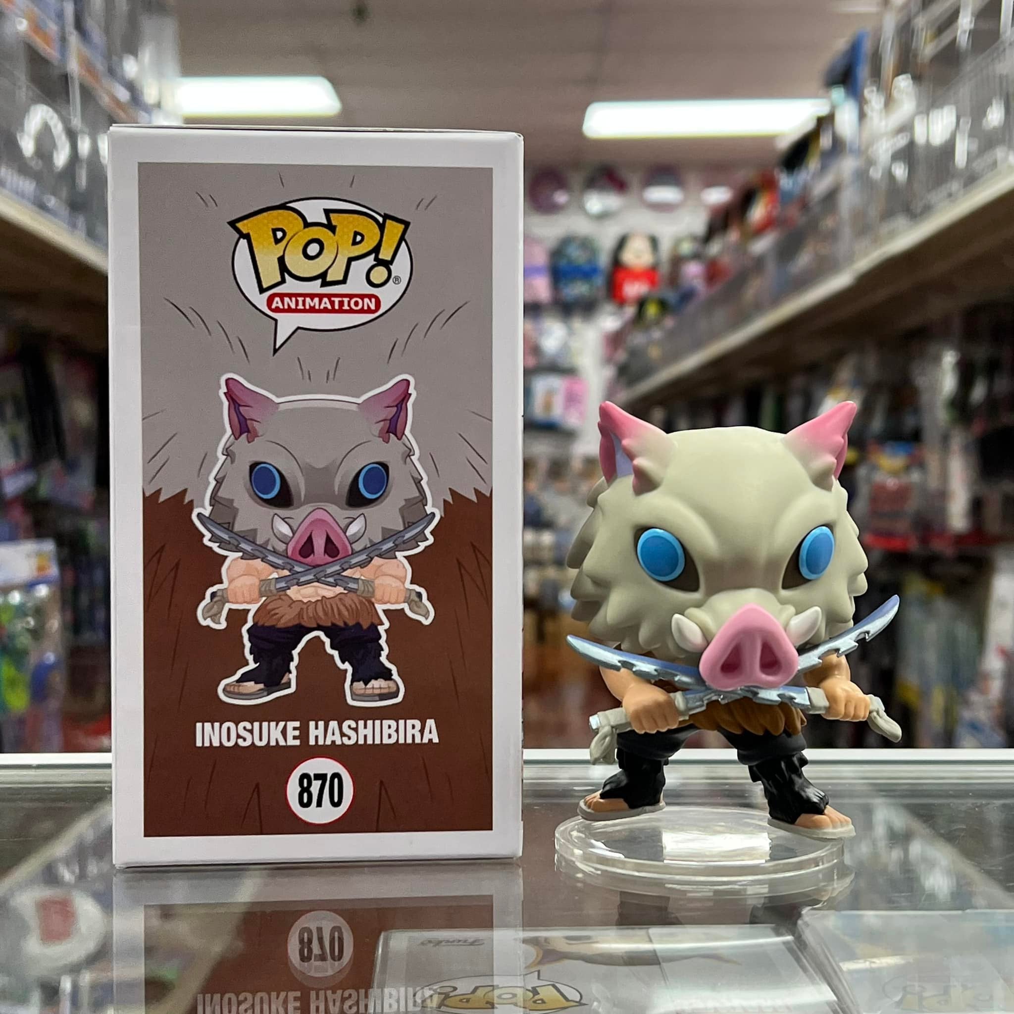 Funko POP Animation: Demon Slayer- Inosuke Hashibira Vinyl Figure #870
