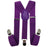 Kids Matching Set - Purple Toddler Suspender and Bow Tie