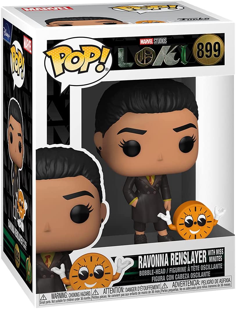 Funko Pop! Marvel: Loki -RAVONNA RENSLAYER WITH MISS MINUTES Vinyl Figure #899