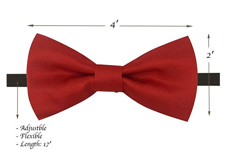 Kids Matching Set - Red Toddler Suspender and Bow Tie