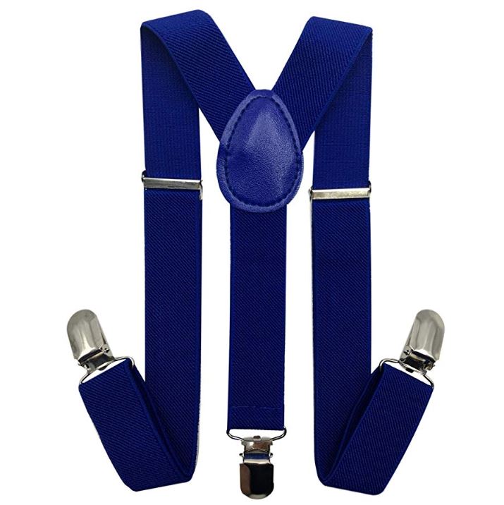 Kids Matching Set - Royal Blue Toddler Suspender and Bow Tie