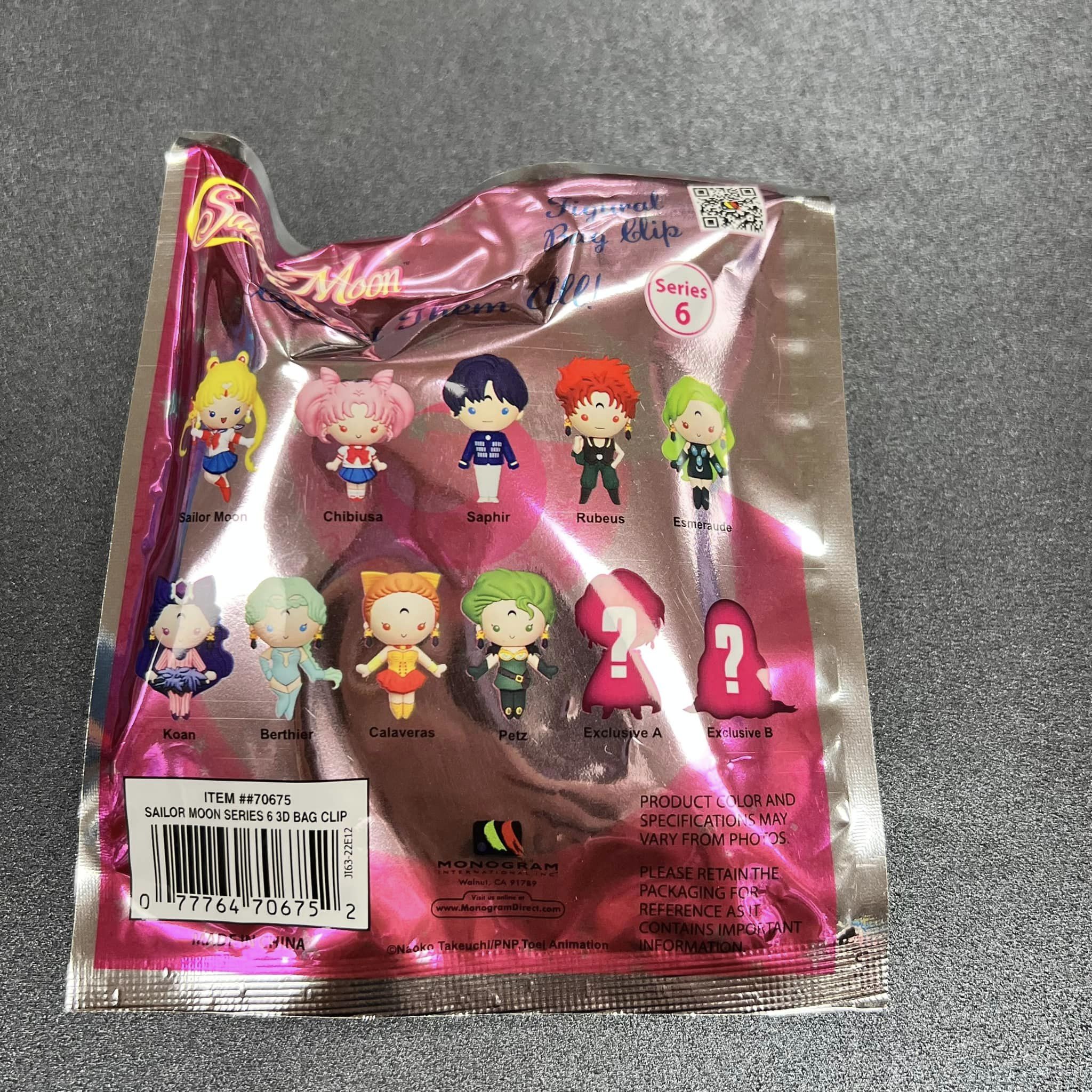 SAILORMOON : Sailor Moon 3-D Figural Key Chain Blind Bag - Series 6