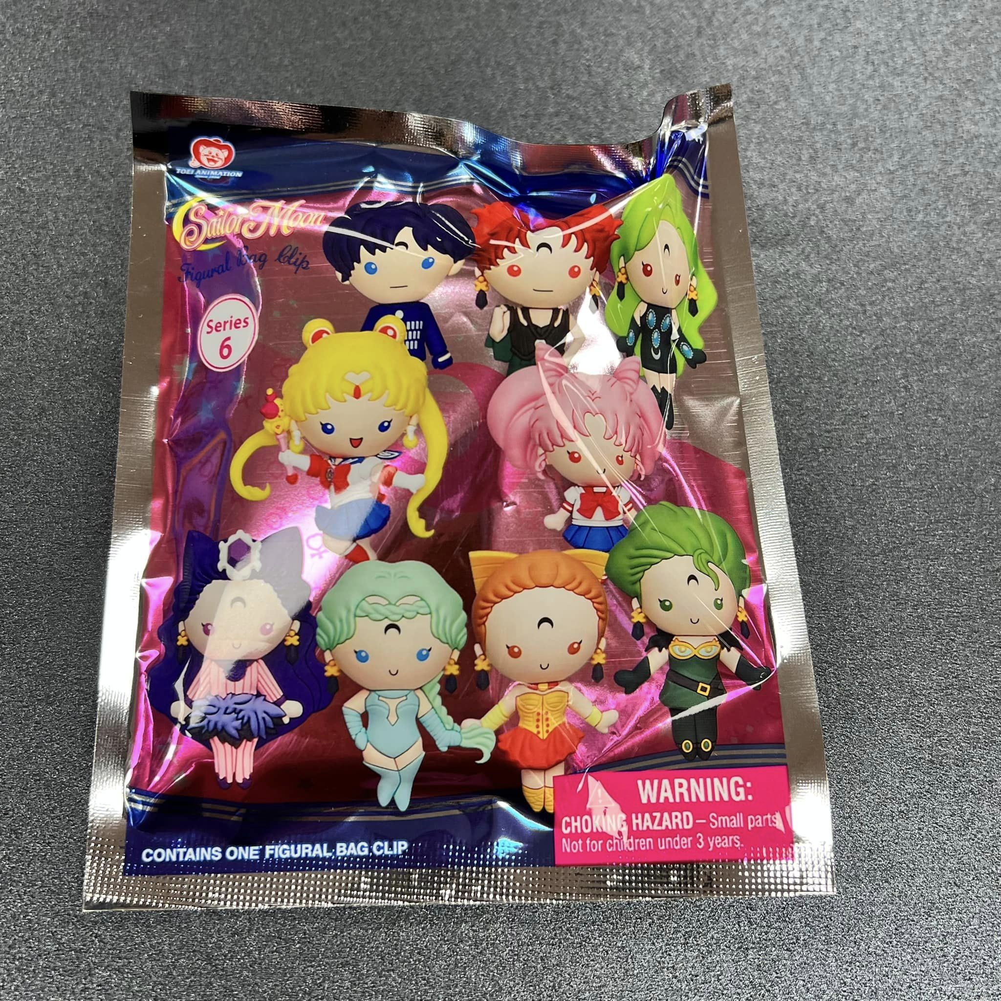 SAILORMOON : Sailor Moon 3-D Figural Key Chain Blind Bag - Series 6