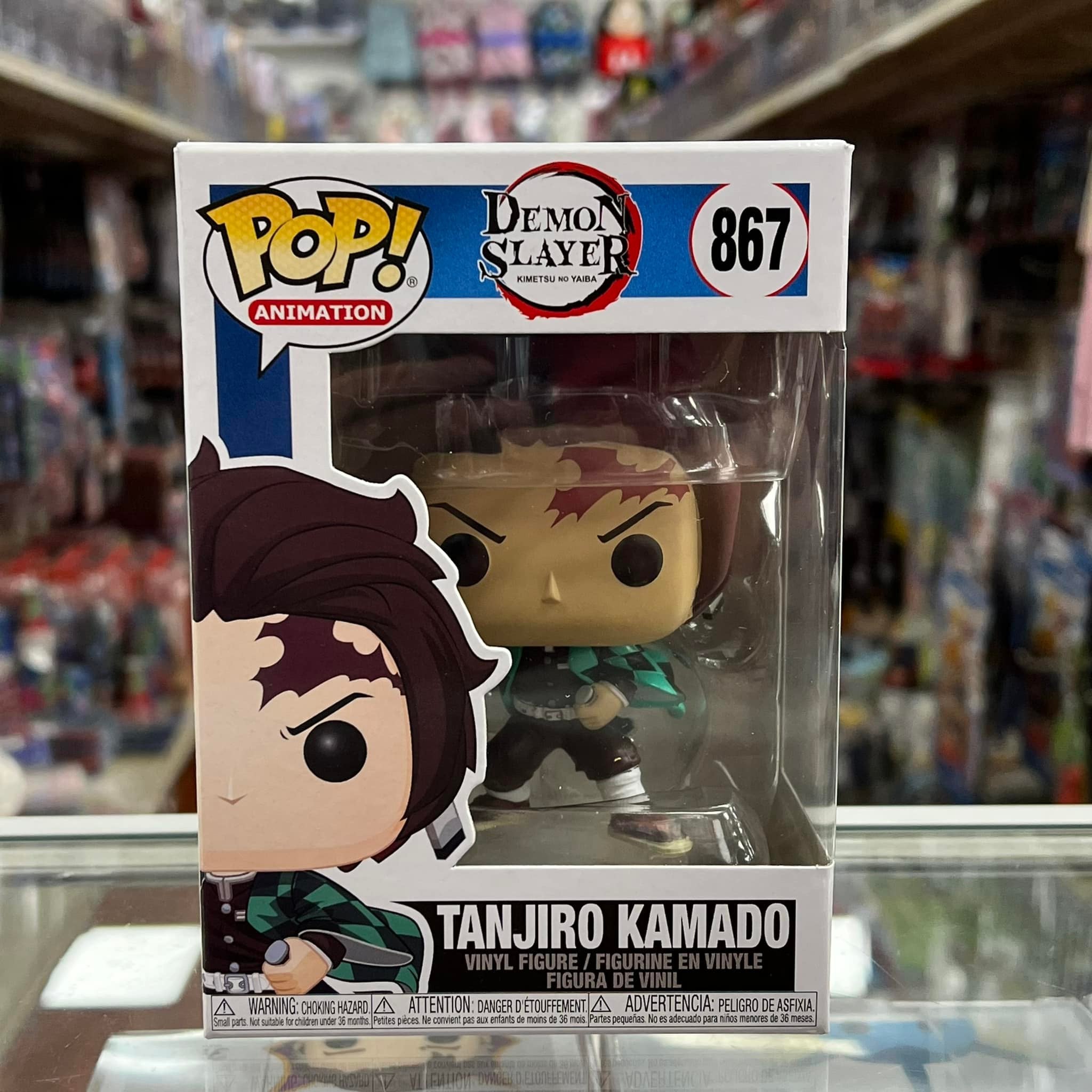 Funko POP Animation: Demon Slayer- Tanjiro Kamado Vinyl Figure #867
