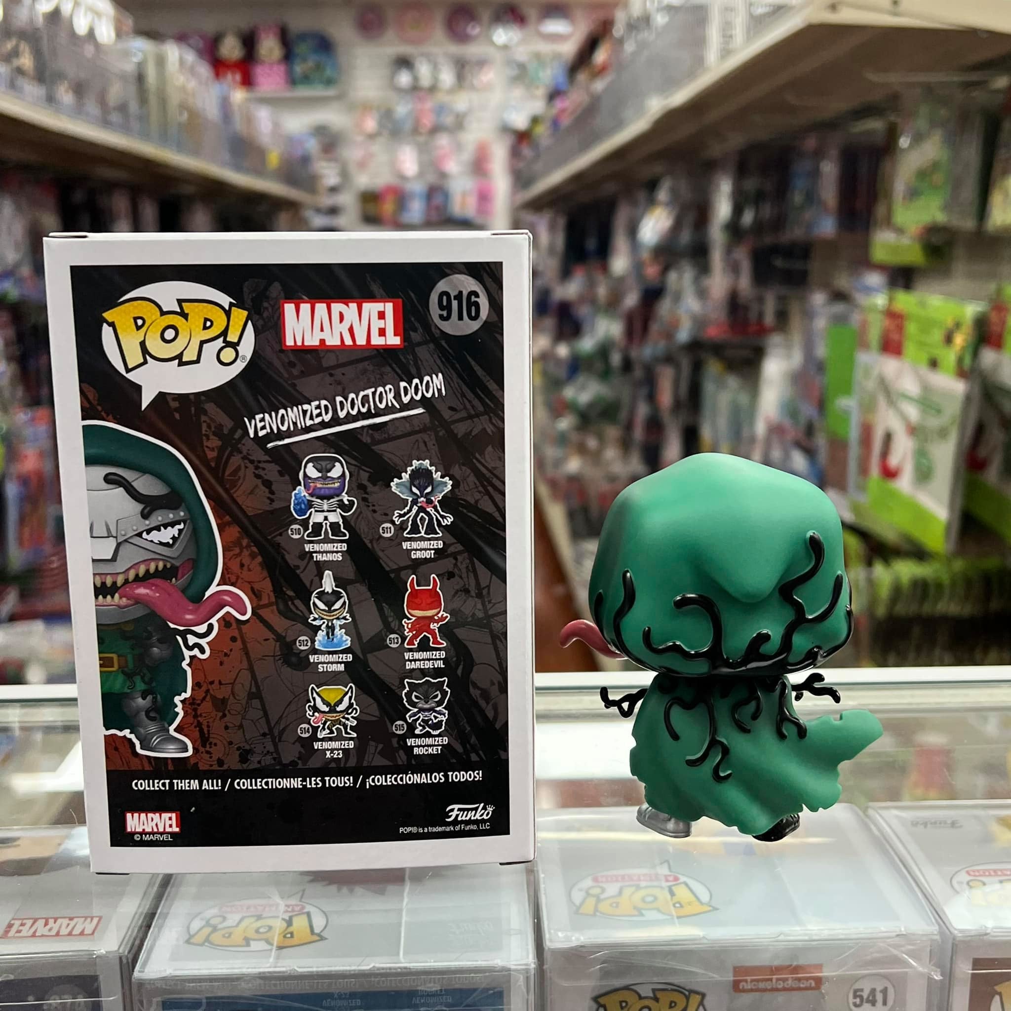 Funko POP VENOMIZED DOCTOR DOOM Vinyl Figure w/ case Special Edition Exclusive