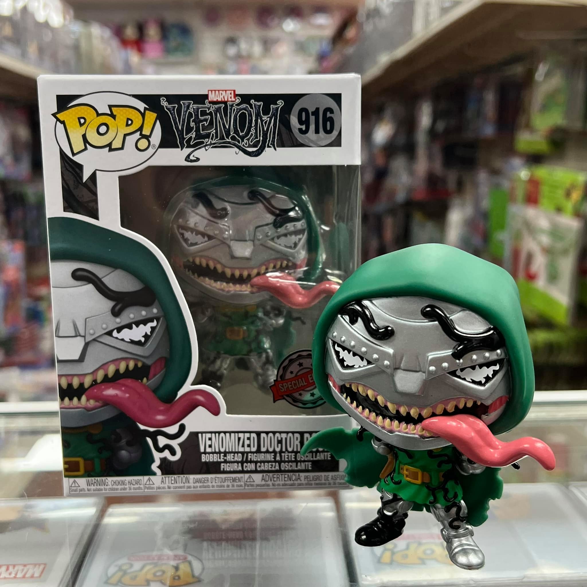 Funko POP VENOMIZED DOCTOR DOOM Vinyl Figure w/ case Special Edition Exclusive