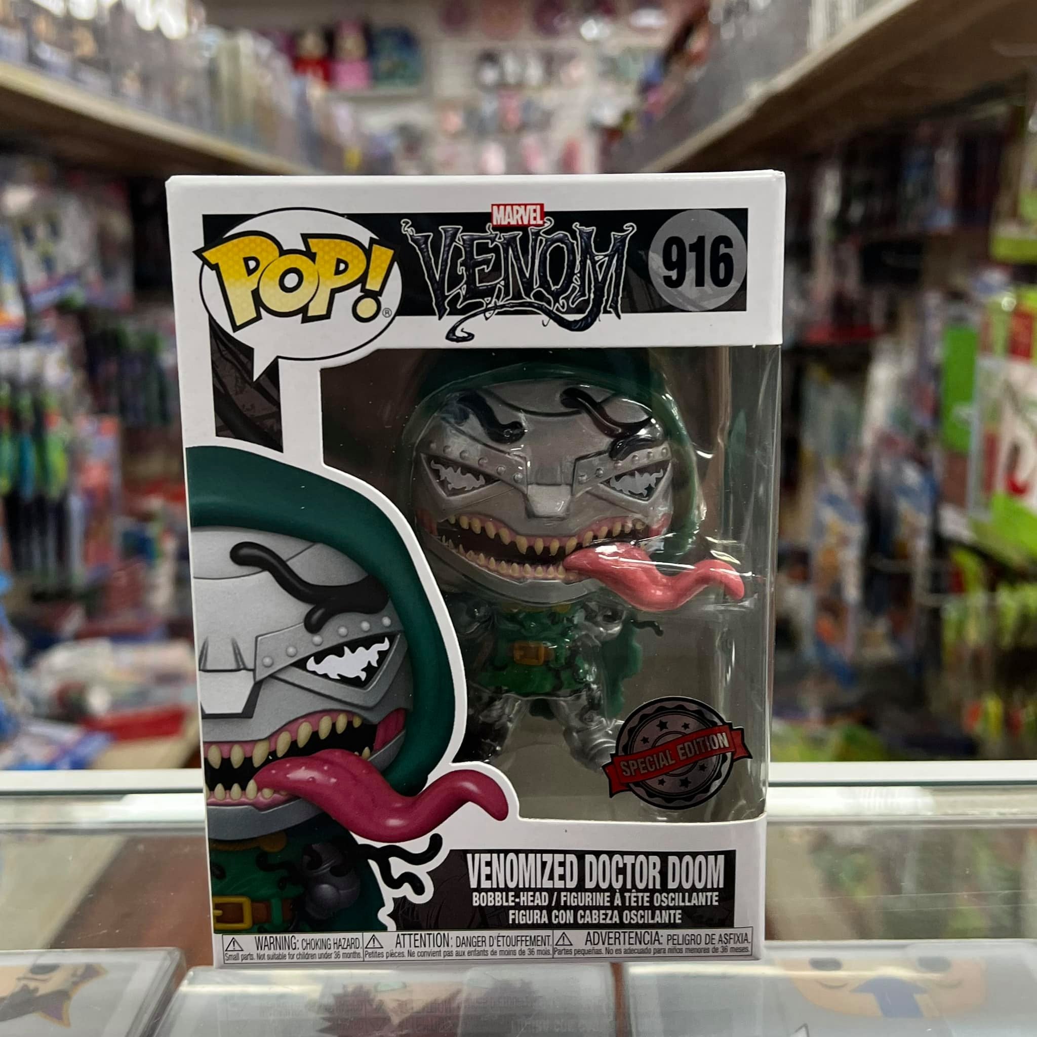 Funko POP VENOMIZED DOCTOR DOOM Vinyl Figure w/ case Special Edition Exclusive