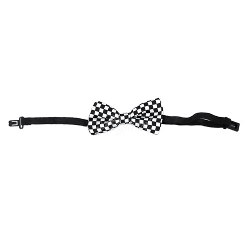 Kids Toddler Checker Matching Set Suspender and Bow Tie