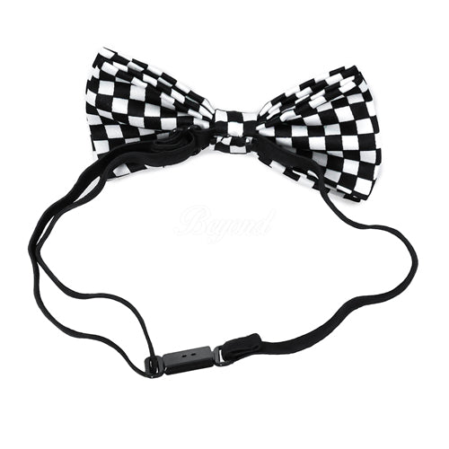 Kids Toddler Checker Matching Set Suspender and Bow Tie