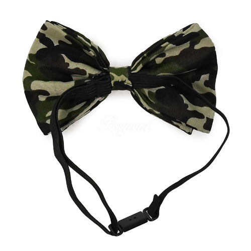 Camo Matching Set Suspender and Bow Tie