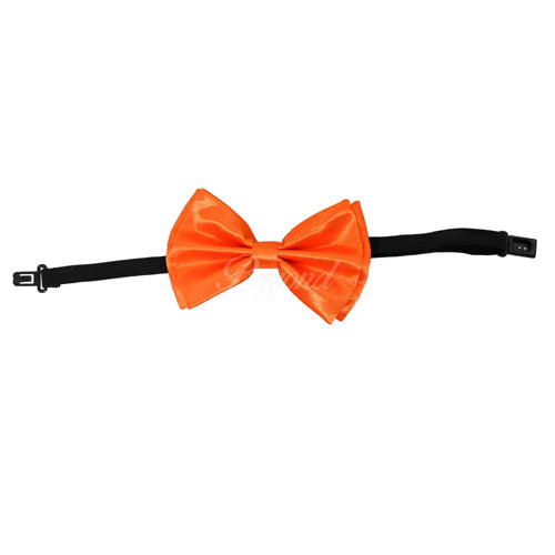 Neon Orange Matching Set Suspender and Bow Tie