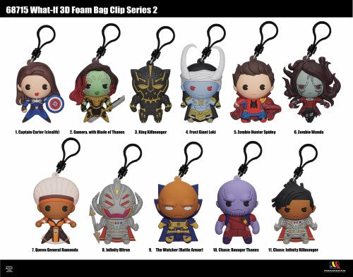 Monogram: Marvel What If? 3-D Foam Figural Bag Clip Keyring Blind Bag Series 2