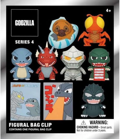 Monogram: GODZILLA 3-D Foam Bag Clip Mystery Bag S4 (1 x Random Blind Bag)