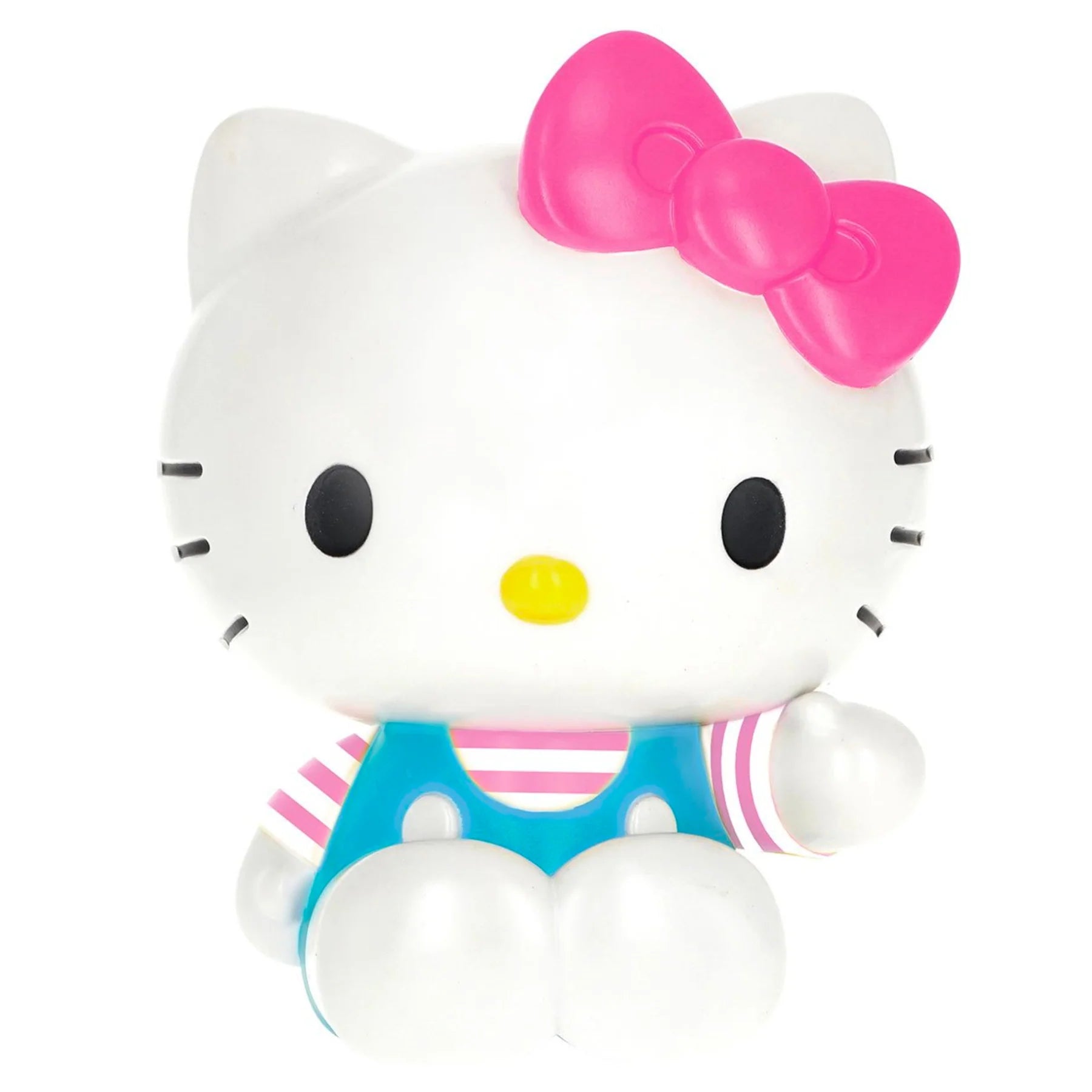 Monogram: Sanrio - Hello Kitty Pink Stripe Outfit Metallic Figural Coin Bank