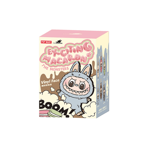 POP MART: THE MONSTERS LABUBU Exciting Macaron Vinyl Face - 1 Blind Box