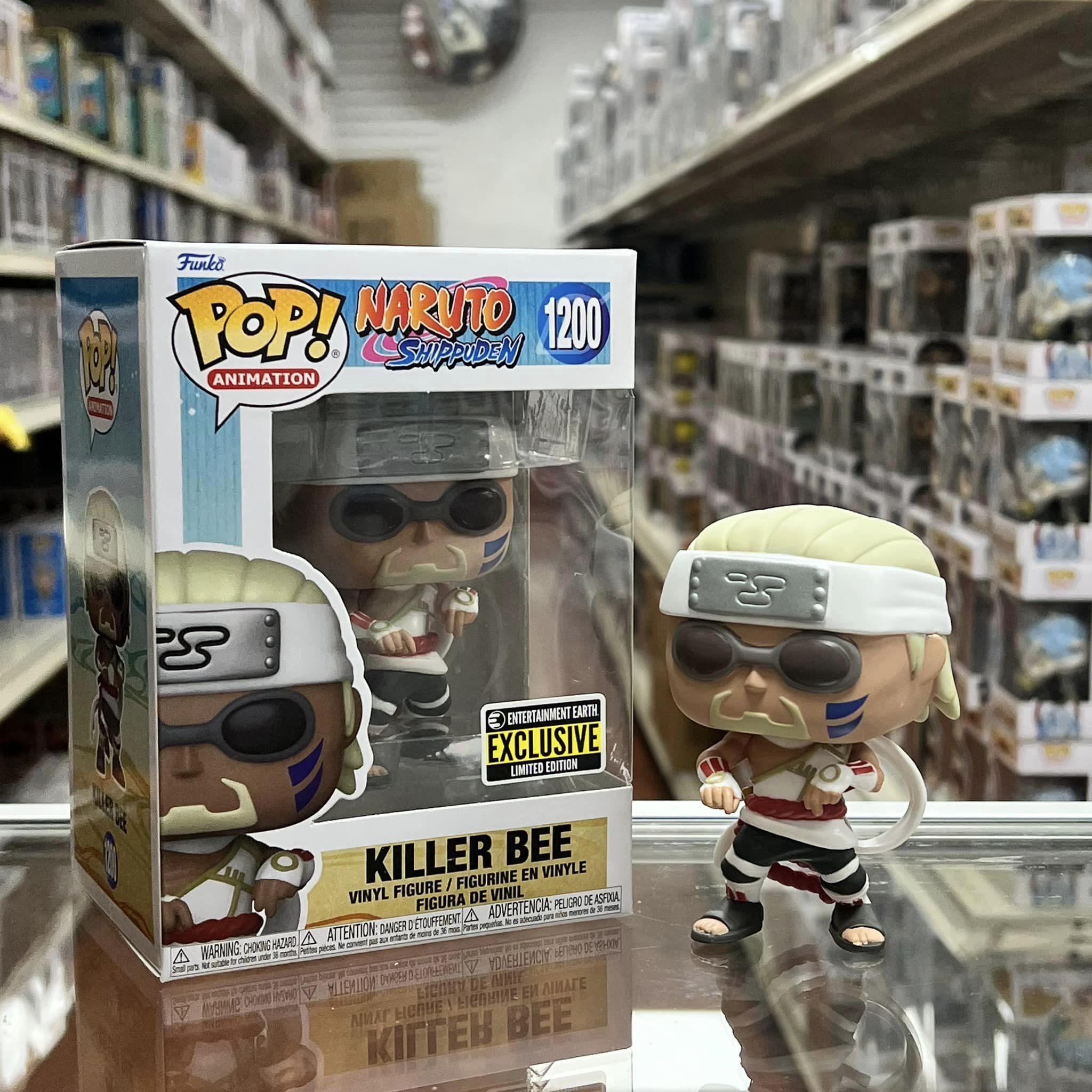 Funko Pop! Animation: Naruto - KILLER BEE Vinyl Figure #1200 ENTERTAINMENT EARTH EXCLUSIVE