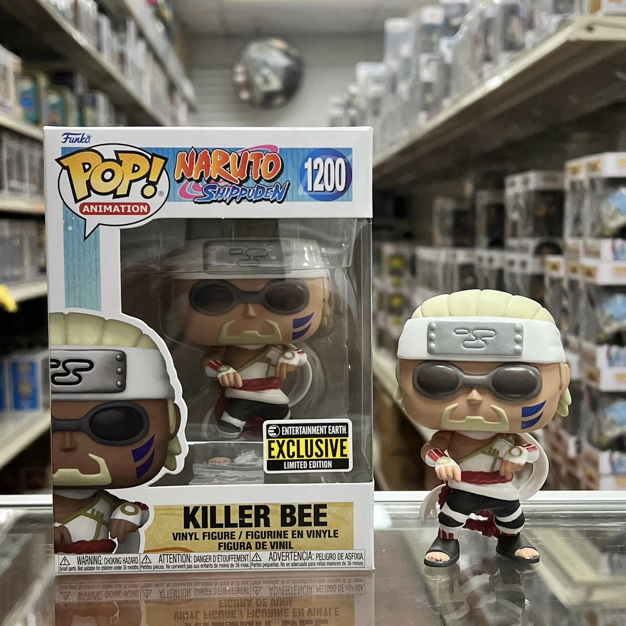 Funko Pop! Animation: Naruto - KILLER BEE Vinyl Figure #1200 ENTERTAINMENT EARTH EXCLUSIVE