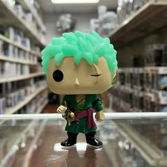 Funko Pop! One Piece - Roronoa. Zoro Vinyl Figure #327 GLOWS IN THE DARK! KODY EXCLUSIVE!