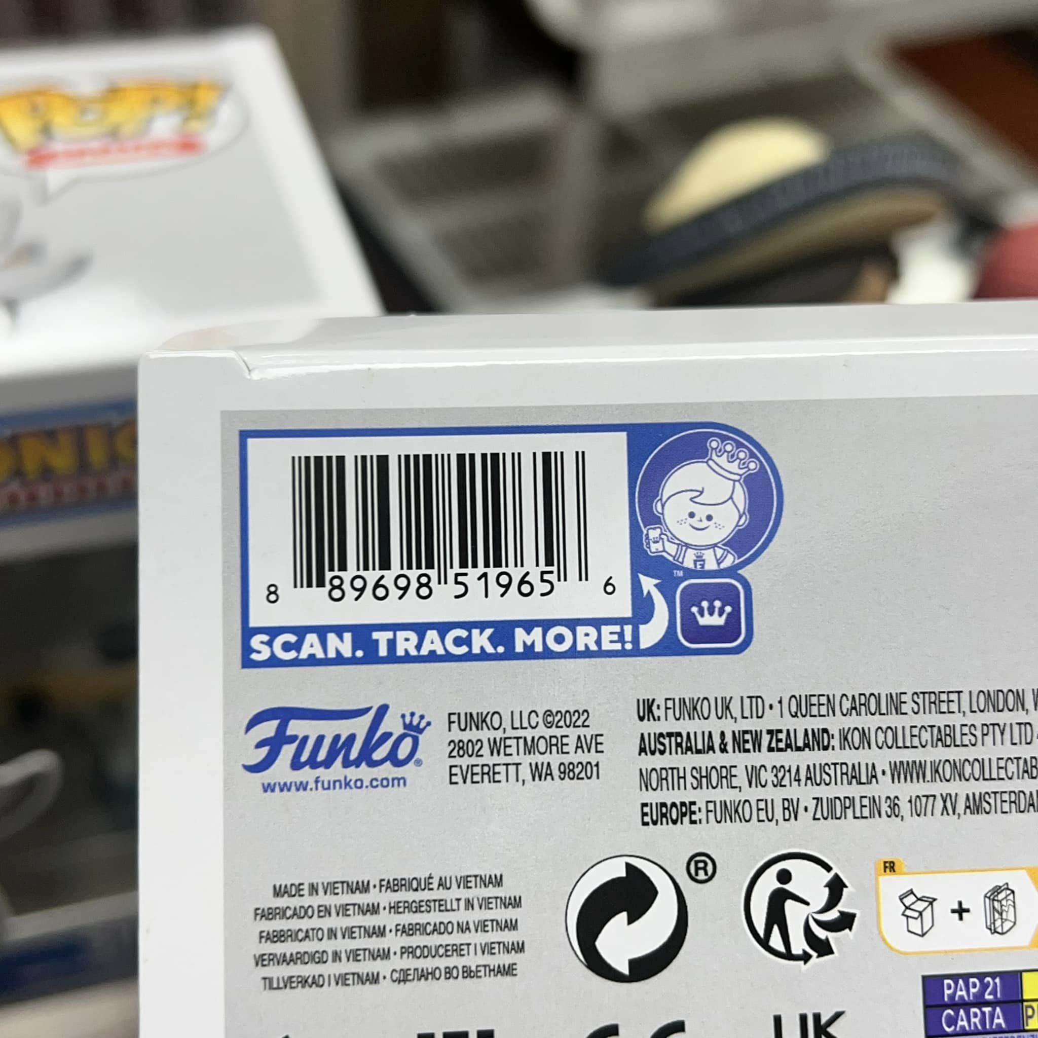 Funko Pop! Games: Sonic The Hedgehog: SILVER Vinyl Figure #633